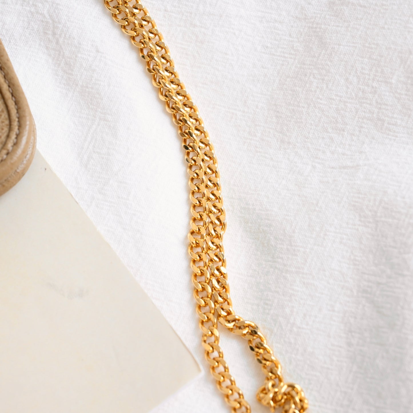 Dior CD Logo Chain Shoulder Bag