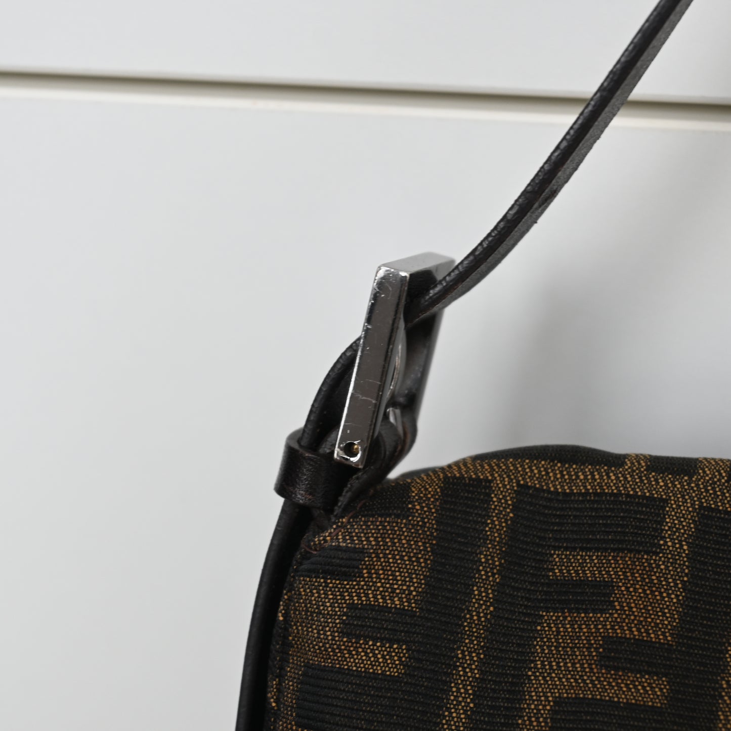Fendi Zucca Mamma Baguette Shoulder Bag