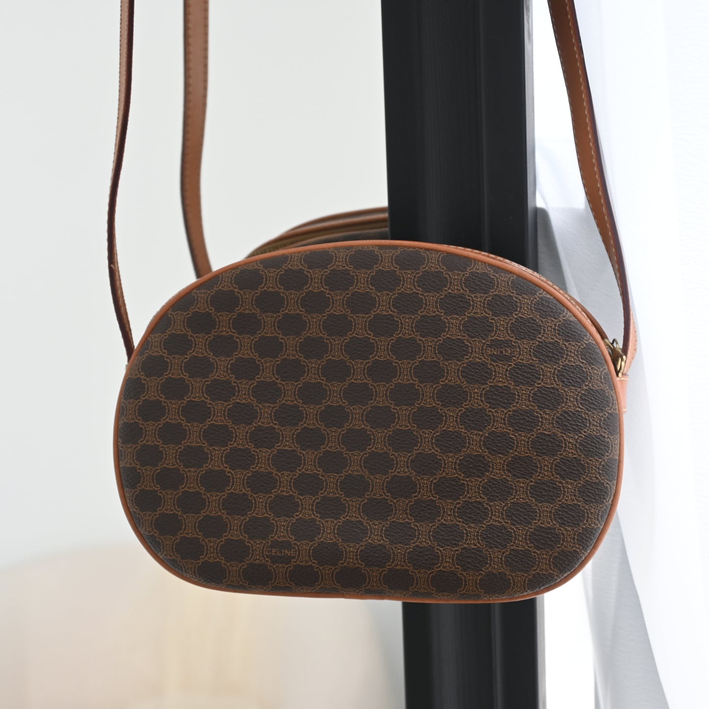 Celine Triomphe Macadam Crossbody Bag