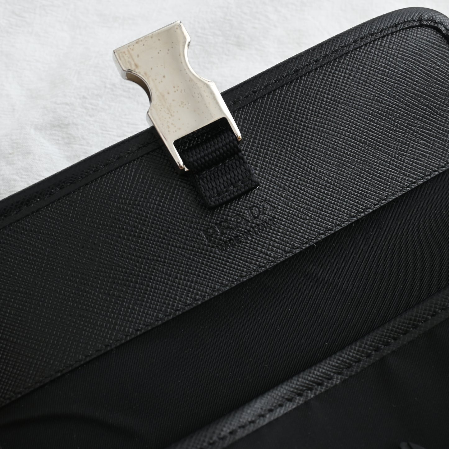 Prada Re-Nylon & Saffiano Leather Smartphone Case