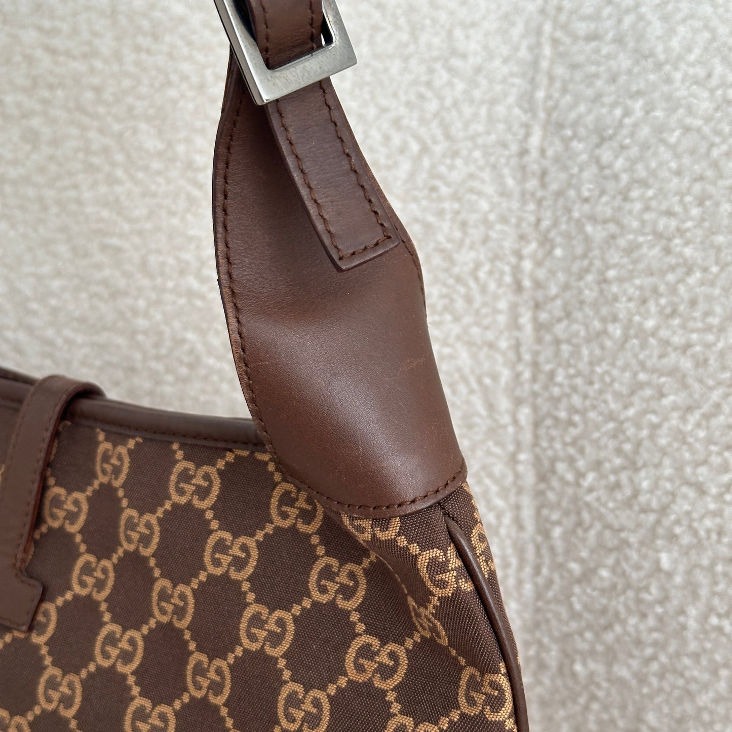 Gucci Jackie Hobo Monogram Brown