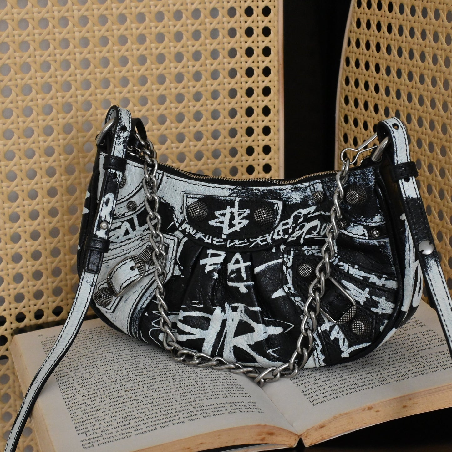 Balenciaga Le Cagole Graffiti XS Mini Bag