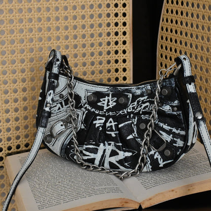 Balenciaga Le Cagole Graffiti XS Mini Bag