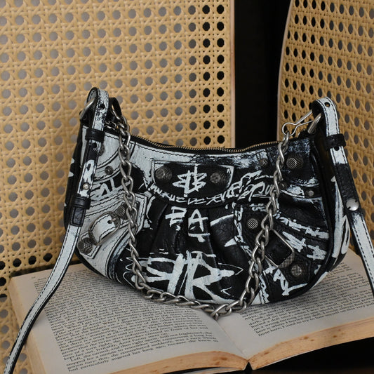 Balenciaga Le Cagole Graffiti XS Mini Bag