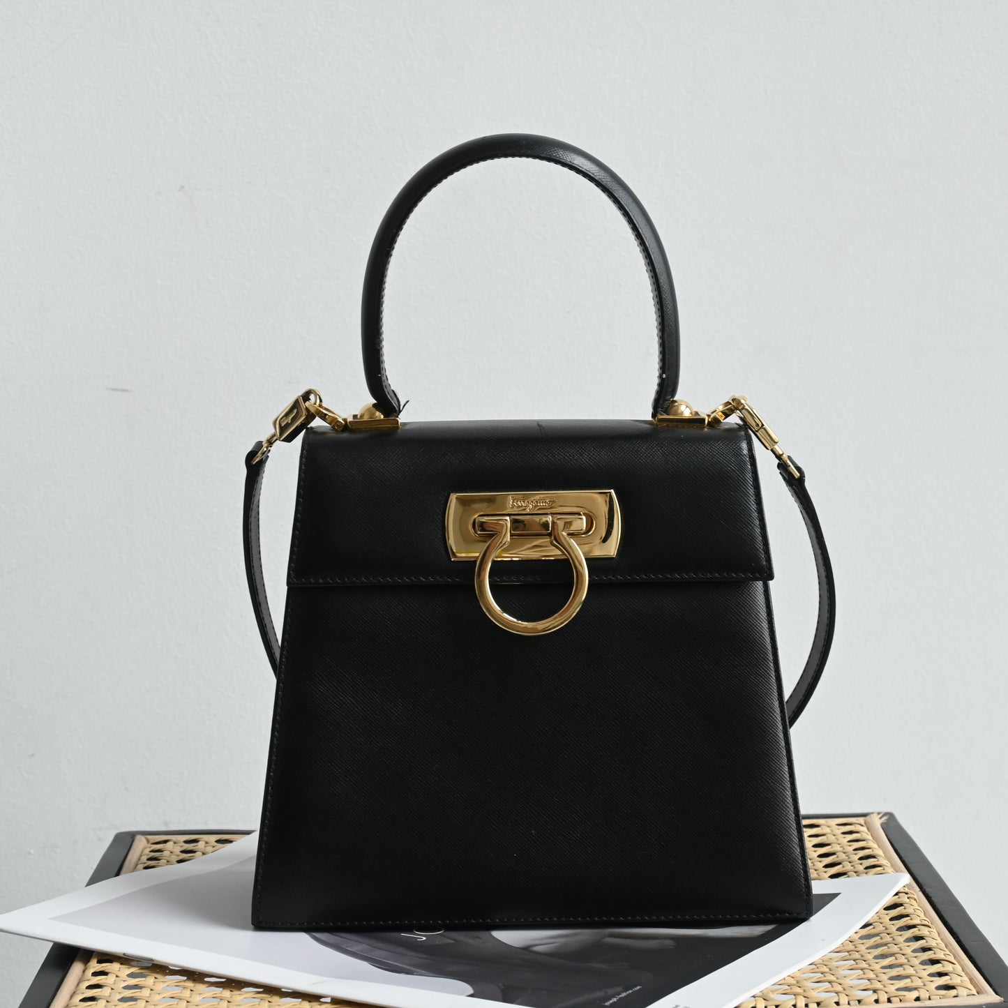 Salvatore Ferragamo Small Gancini Kelly