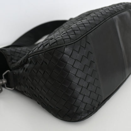 Bottega Veneta Intrecciato Double Flap Shoulder Bag