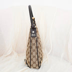 Gucci Abbey Canvas D Ring Hobo Bag - Leluxe Vintage Sdn. Bhd.