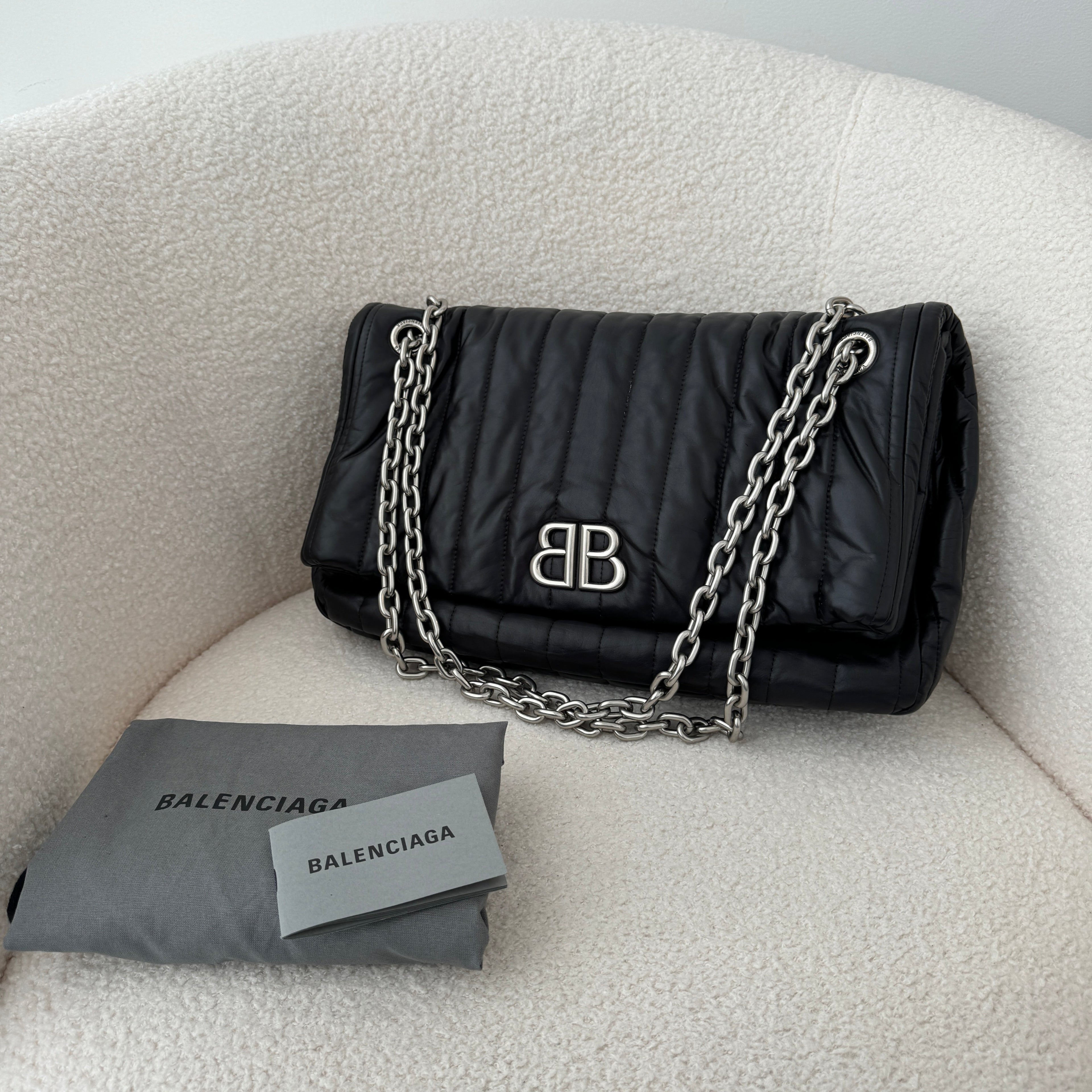Balenciaga Monaco Chain Medium - Leluxe Vintage Sdn. Bhd.