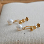 Tasaki Akoya Pearl Earrings 18k YG - Leluxe Vintage Sdn. Bhd.