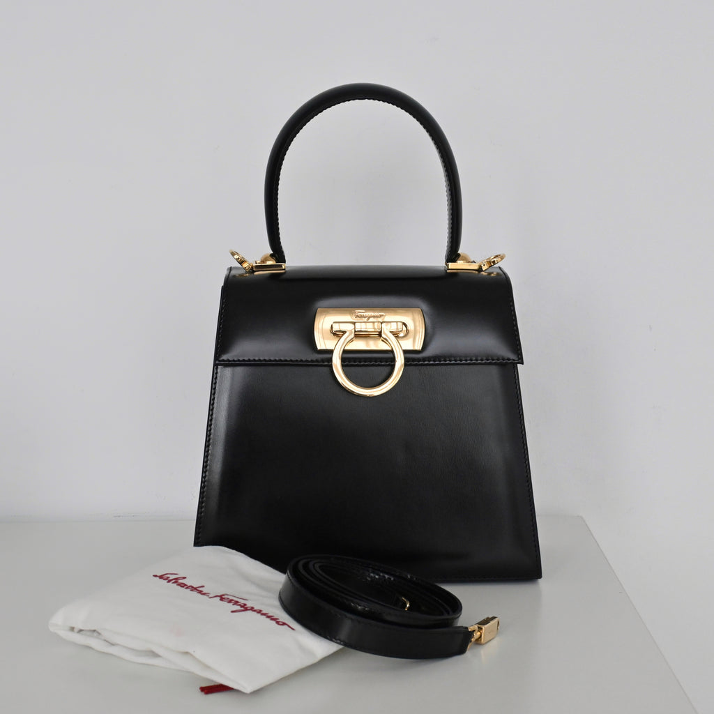 Salvatore Ferragamo Small Gancini Kelly - Leluxe Vintage Sdn. Bhd.