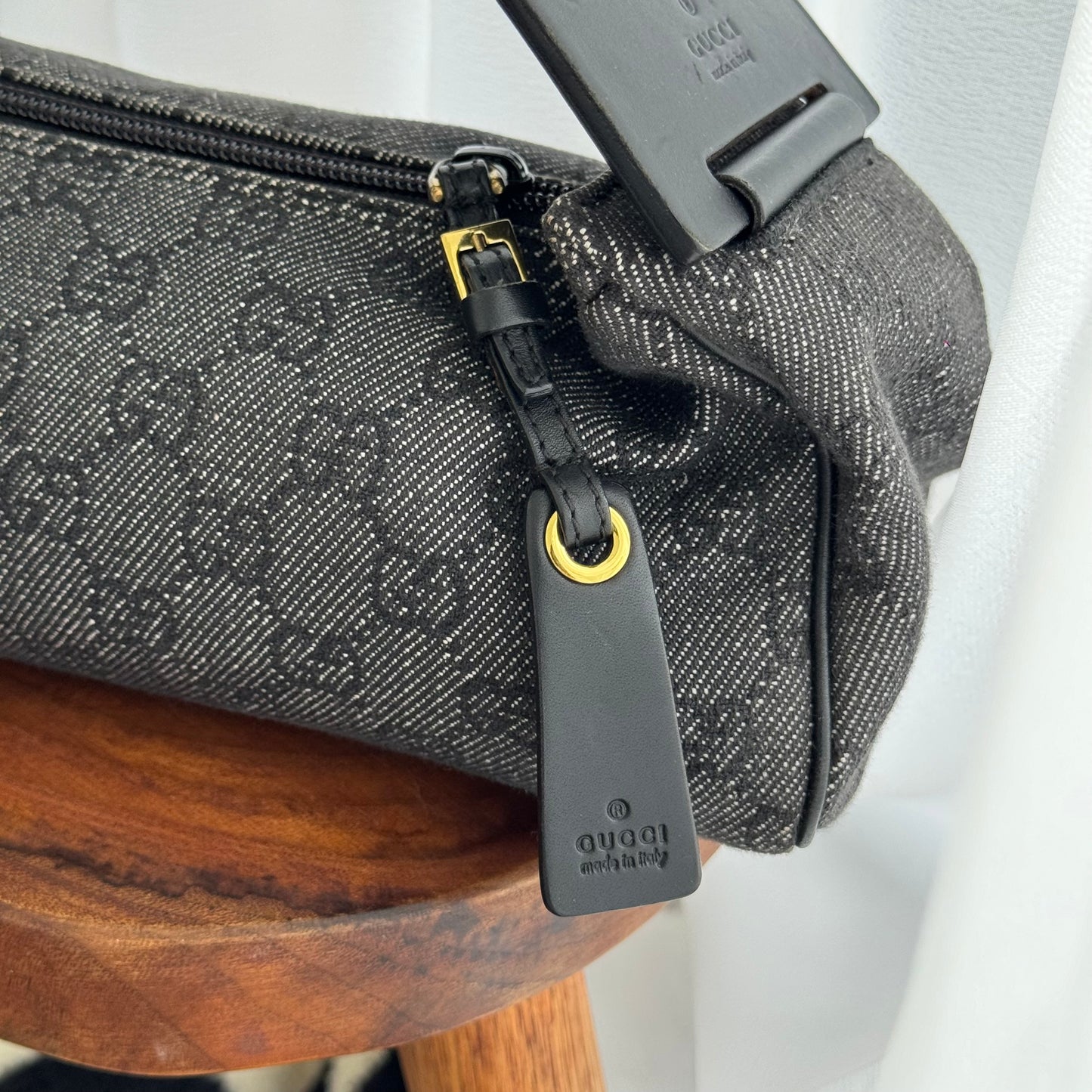 Gucci Black Baguette Bag