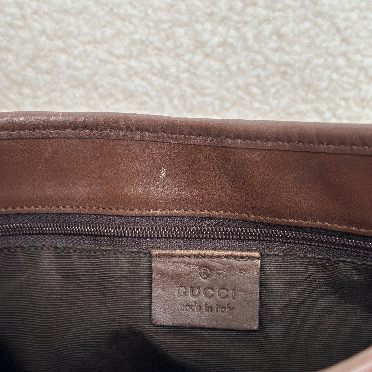 Gucci Jackie Hobo Monogram Brown