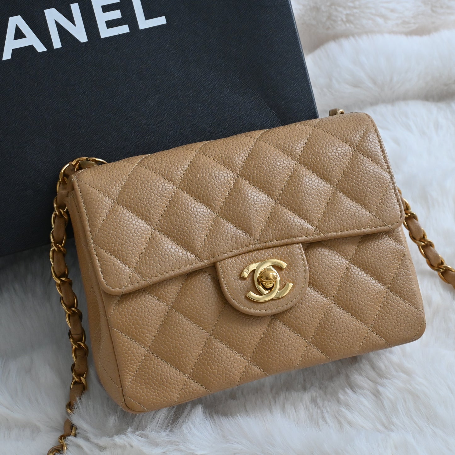 Vintage Chanel Mini Square Classic Flap Bag