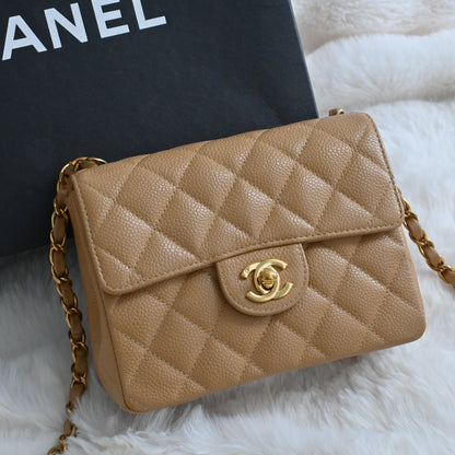 Vintage Chanel Mini Square Classic Flap Bag