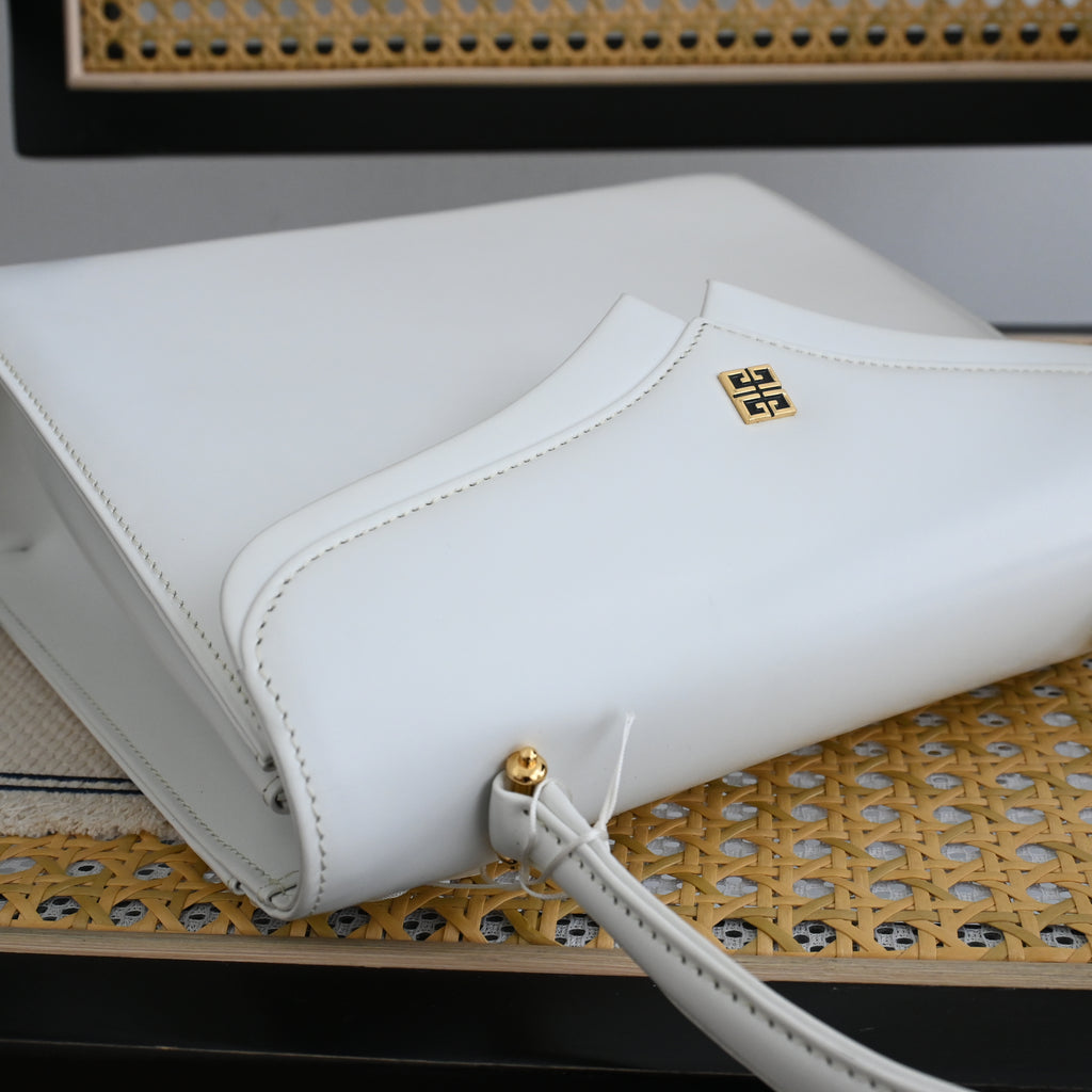 Givenchy Kelly White Calfskin
