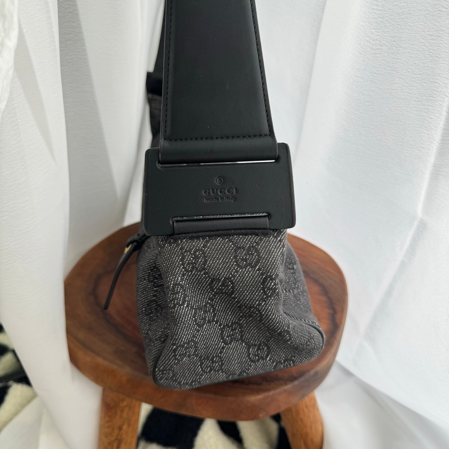 Gucci Black Baguette Bag