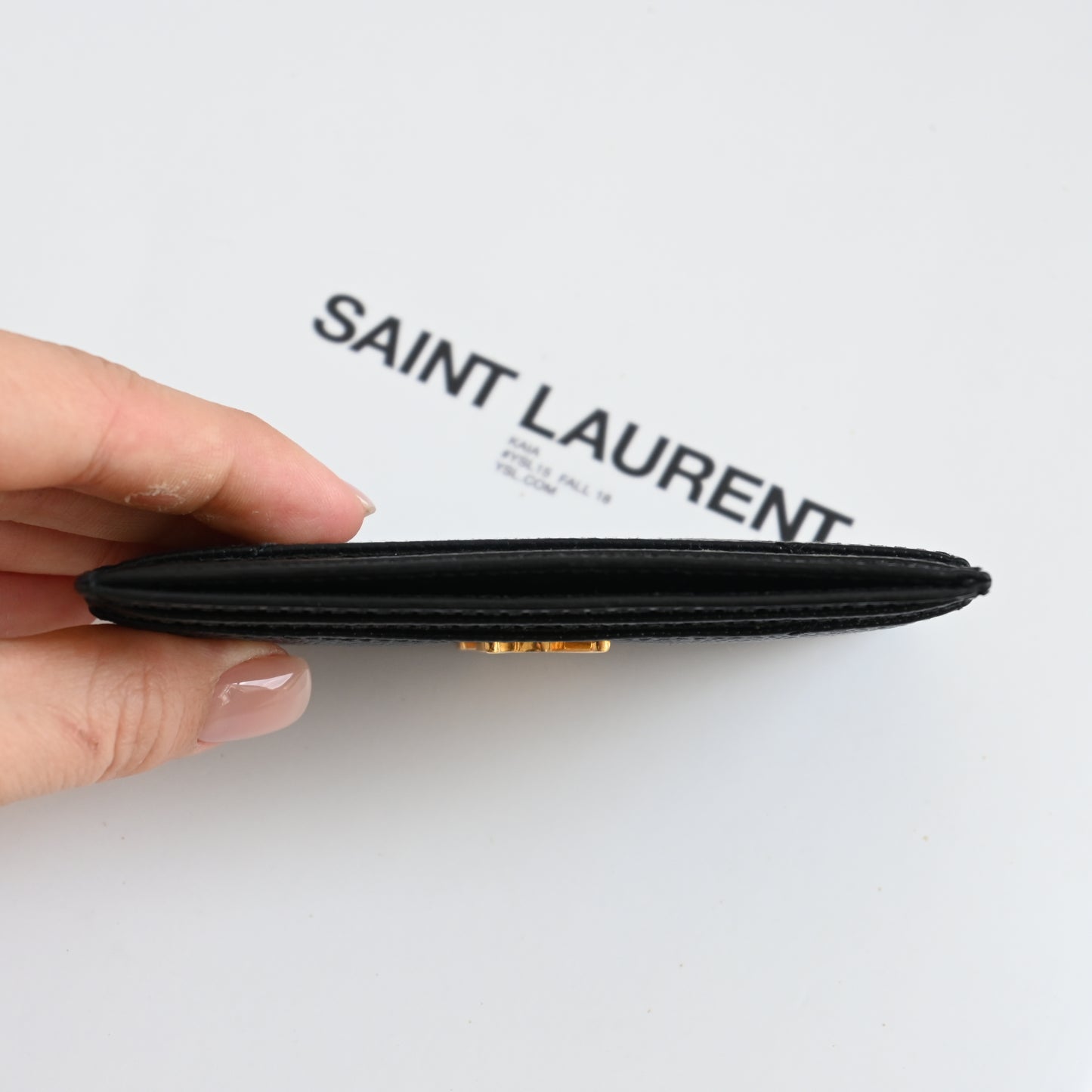 YSL Cassandre Matelasse Cardholder