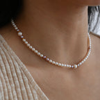 Tasaki Akoya Pearl Chocker Necklace  18k YG