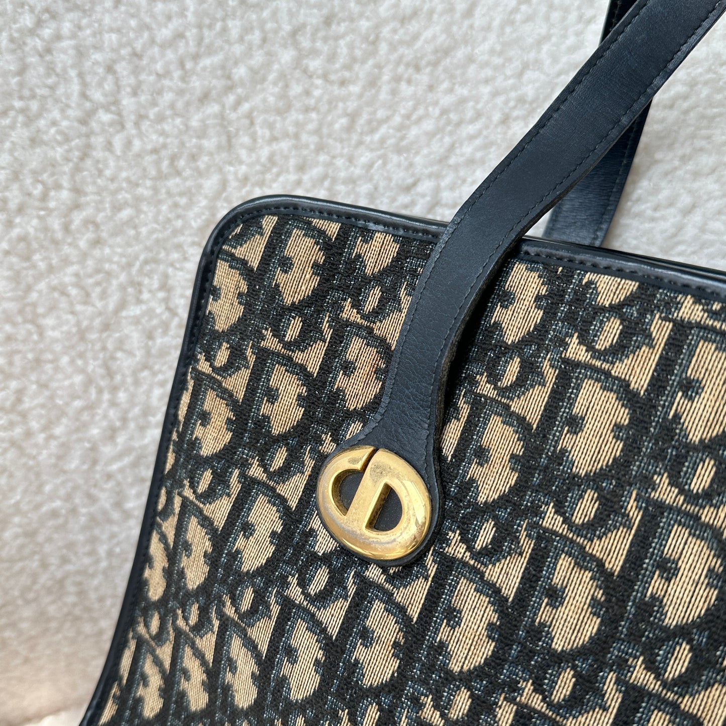 Christian Dior Oblique Monogram Shoulder Bag