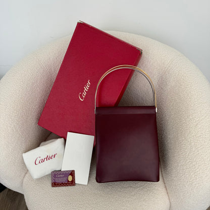 Trinity de Cartier Handbag in Bordeaux