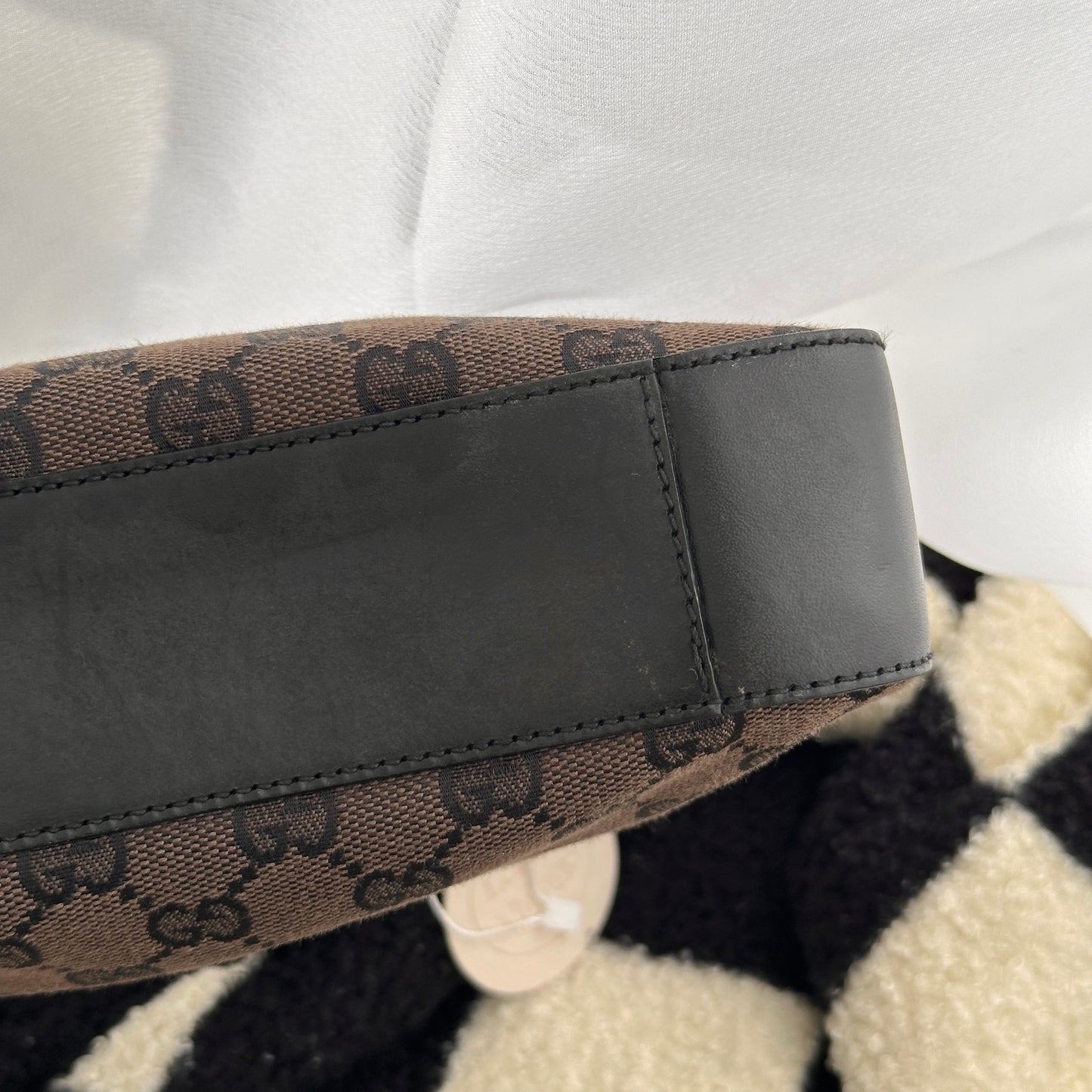 Gucci GG Canvas Small Black Hobo