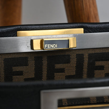 Fendi Large Peekaboo Zucca Monogram Lining