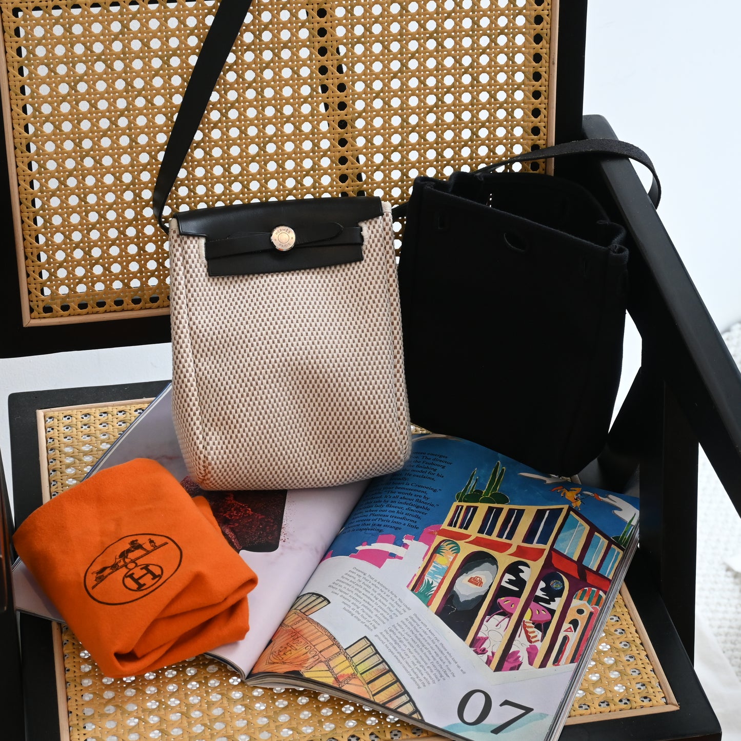 Hermes Toile Herbag TPM Crossbody