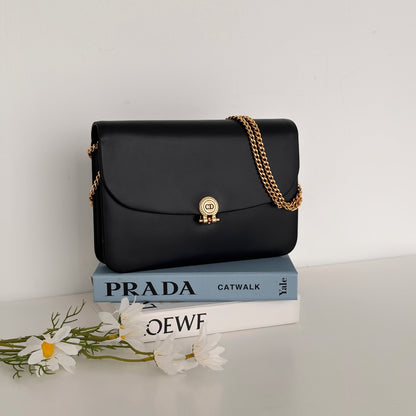 Christian Dior Chain Flap Bag Vintage - Leluxe Vintage Sdn. Bhd.