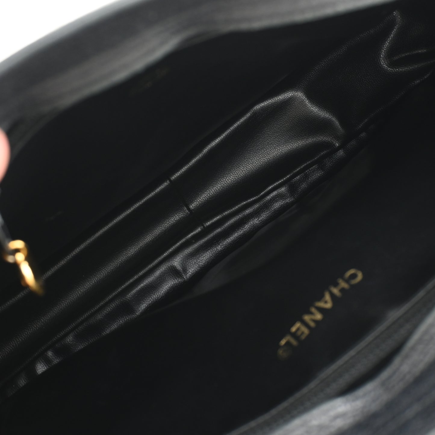 Chanel Triple CC Logo Chain Tote with Gold Ball