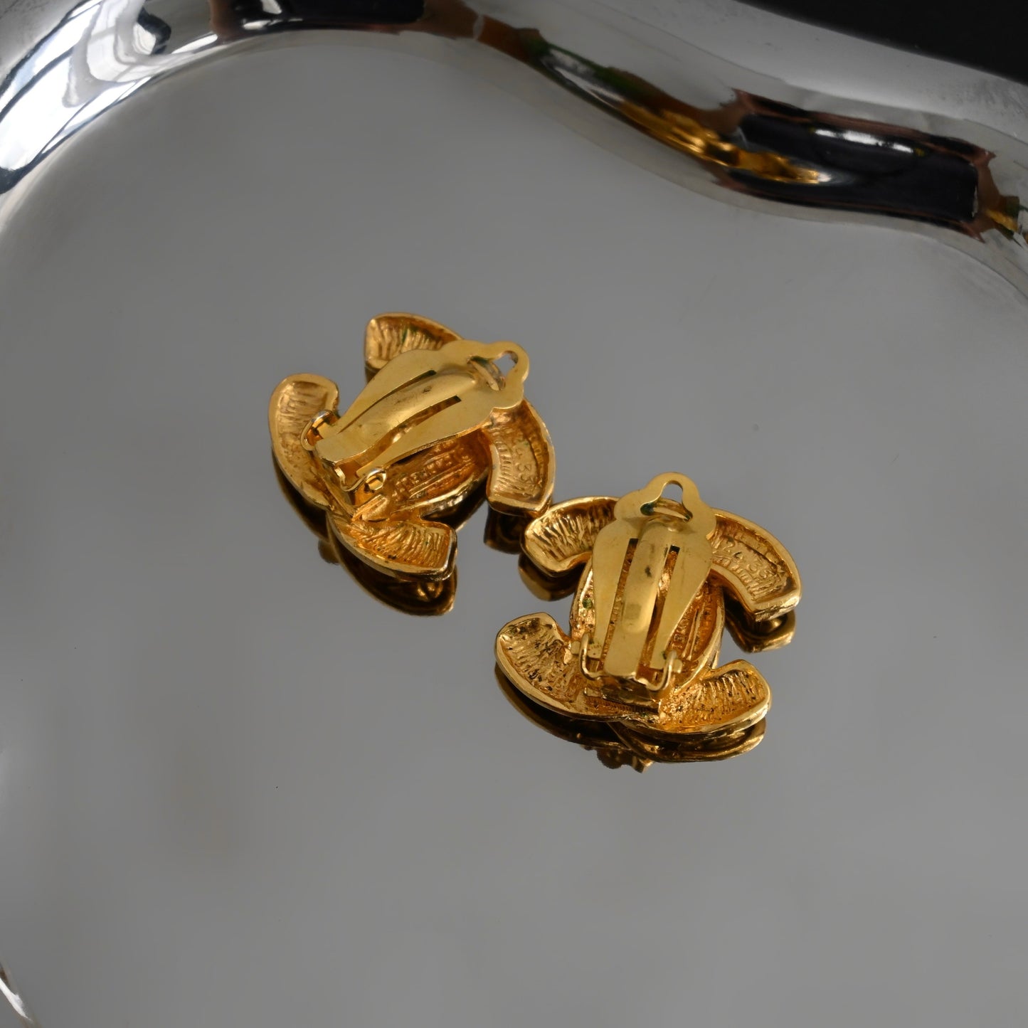 Chanel Coco Mark Matelasse Earclip