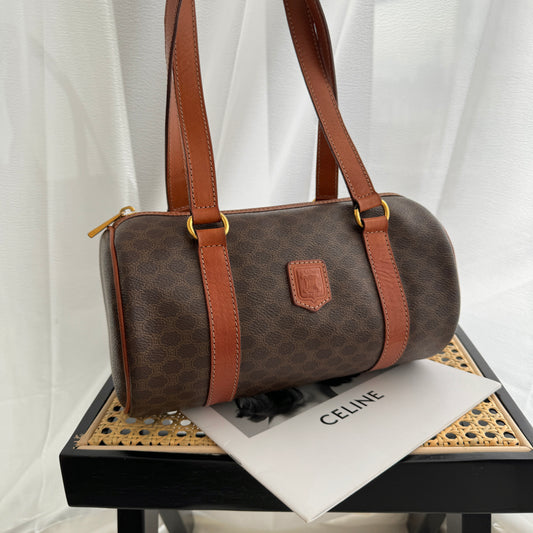 Celine Macadam Barrel-Shaped Bag