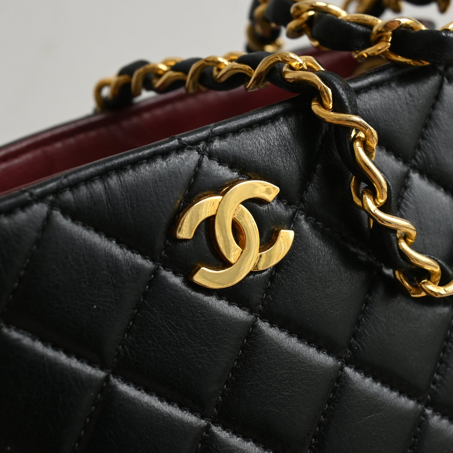 Chanel Chain Mini Tote Lambskin