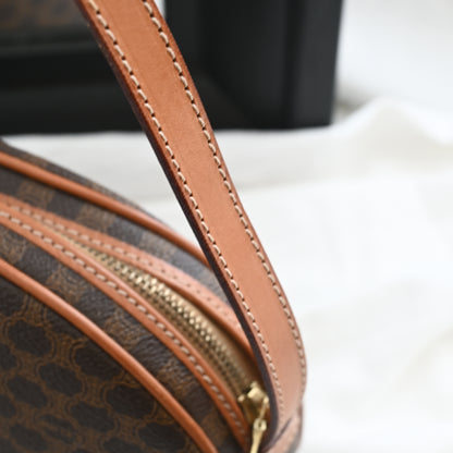 Celine Triomphe Macadam Crossbody Bag