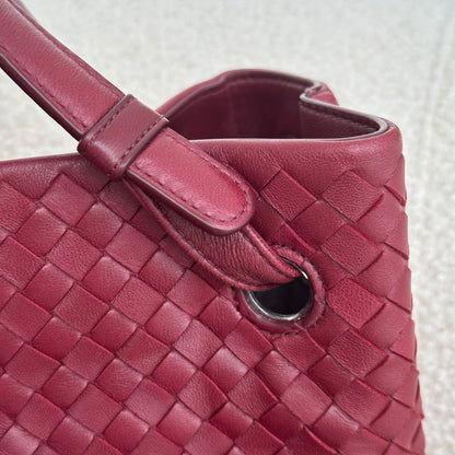 Bottega Veneta Intrecciato Garda Bag Burgundy