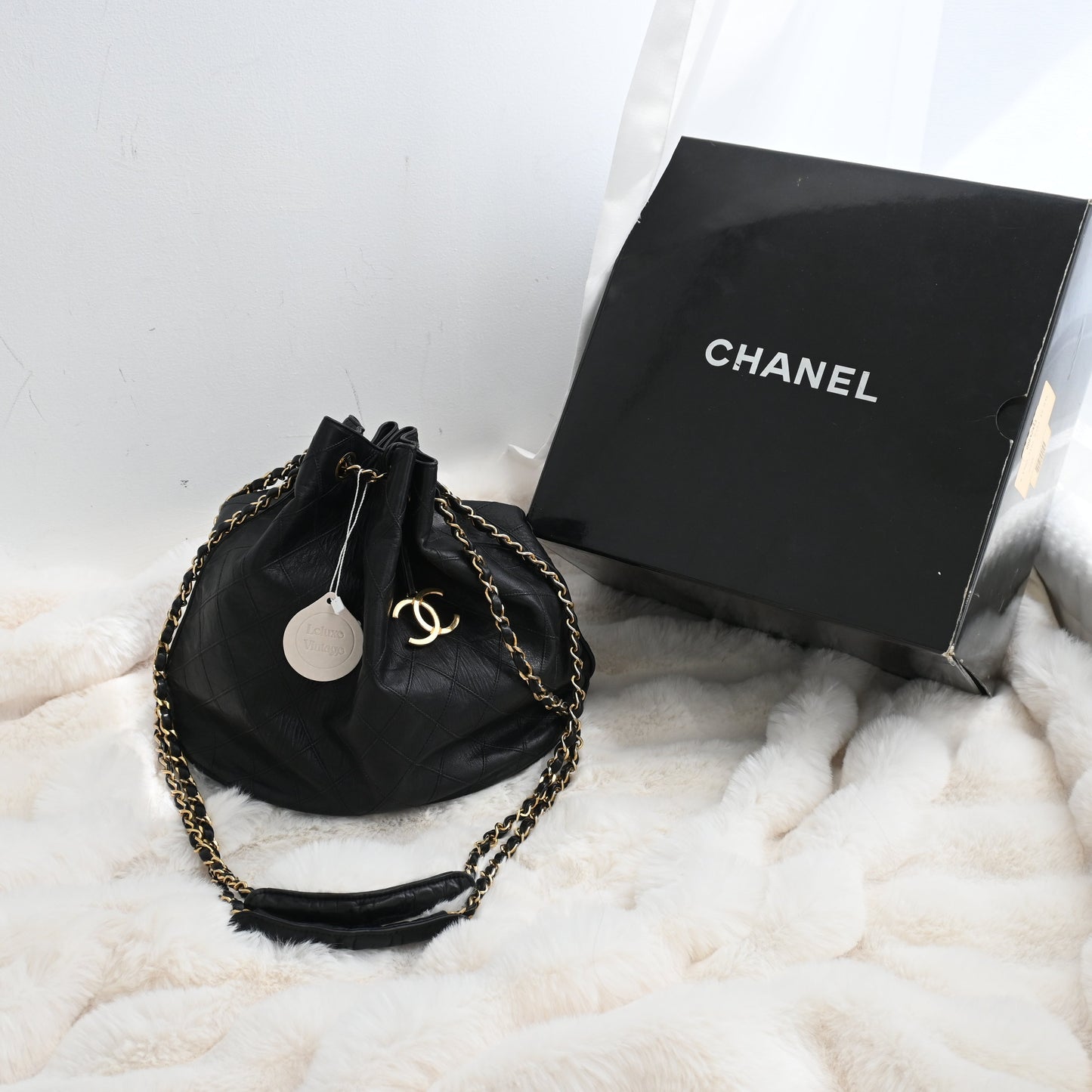 Chanel Bucket Bag Lambskin Vintage