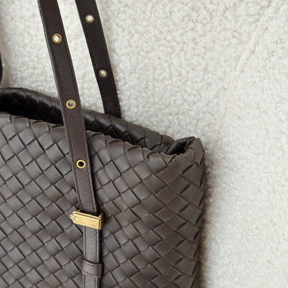 Bottega Veneta Intrecciato Woven Brown Tote - Leluxe Vintage Sdn. Bhd.