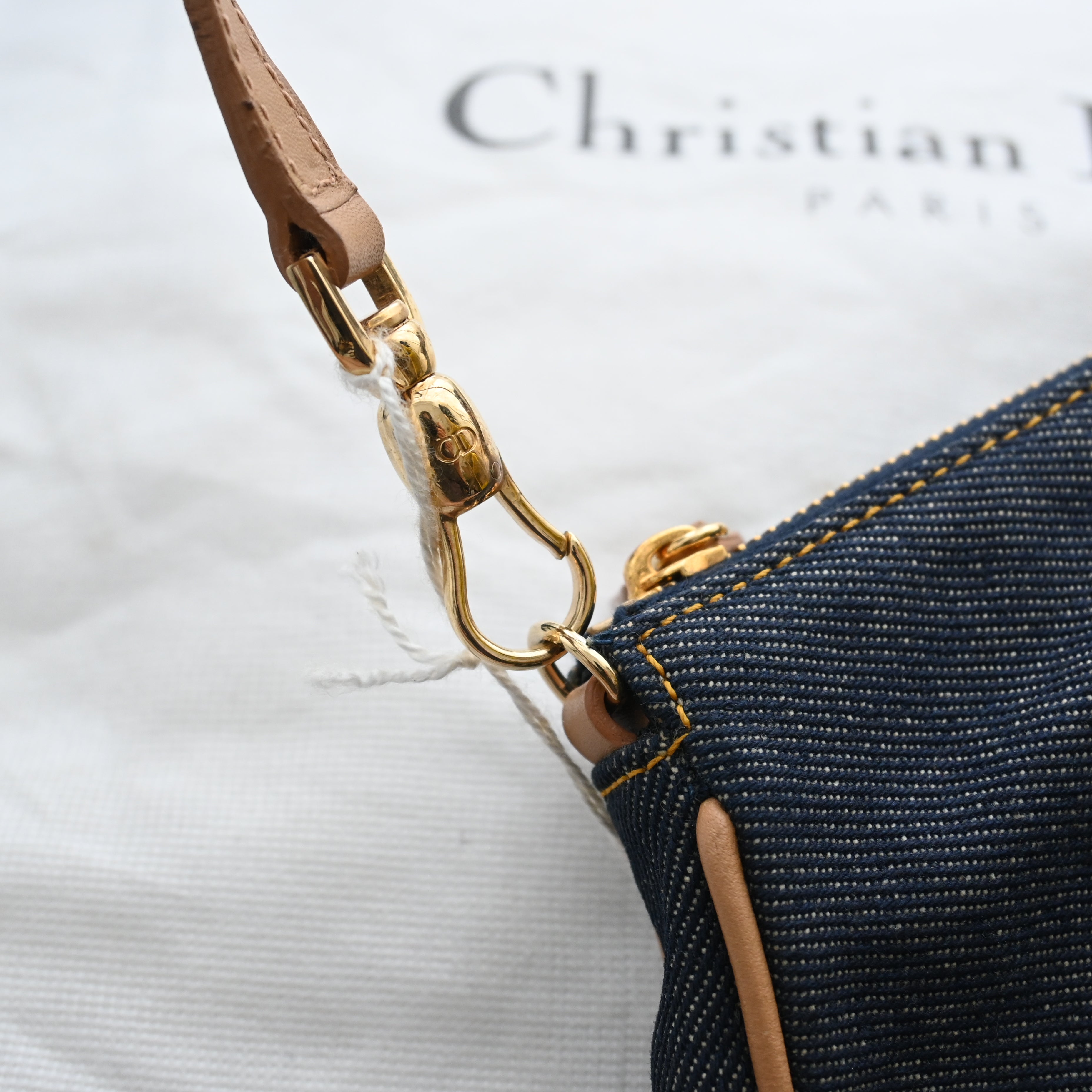 Dior Mini Saddle Denim Bag - Leluxe Vintage Sdn. Bhd.