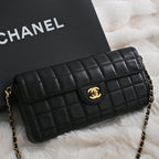 Chanel Chocolate Bar Flap Shoulder Bag - Leluxe Vintage Sdn. Bhd.
