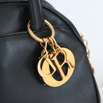 Christian Dior Bowling Bag with Dior Charm