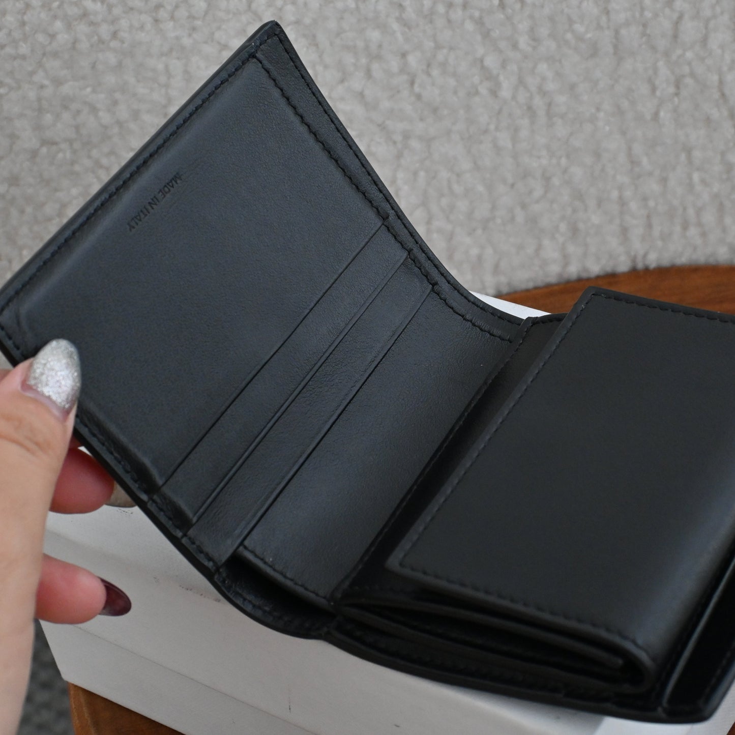 Celine Small Strap Bifold Wallet with Lock