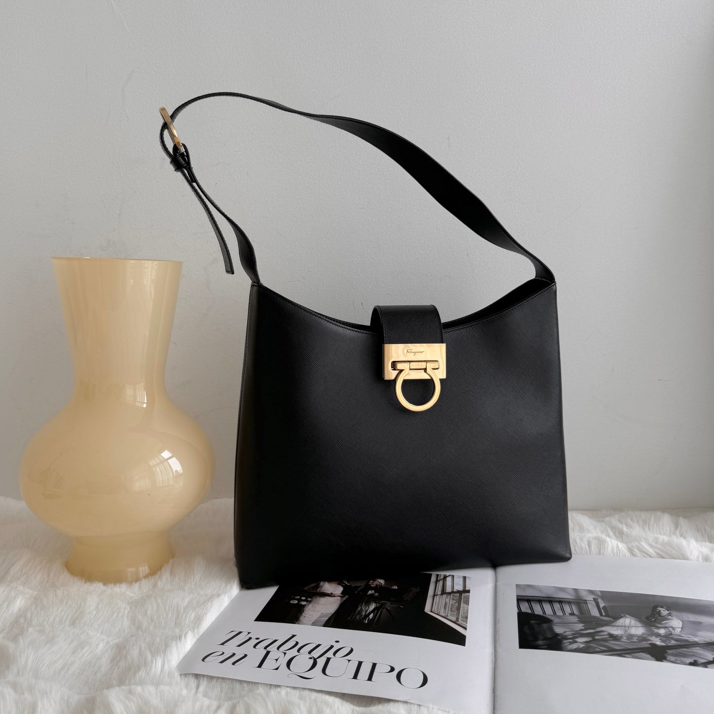 Salvatore Ferragamo Gancini Tote