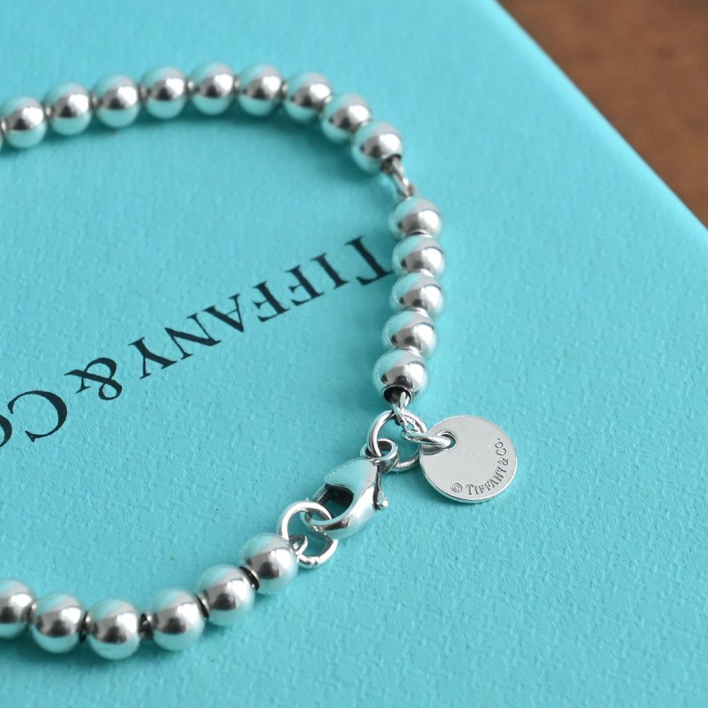 Tiffany & Co Return To Tiffany 925 Silver Mini Bead Bracelet
