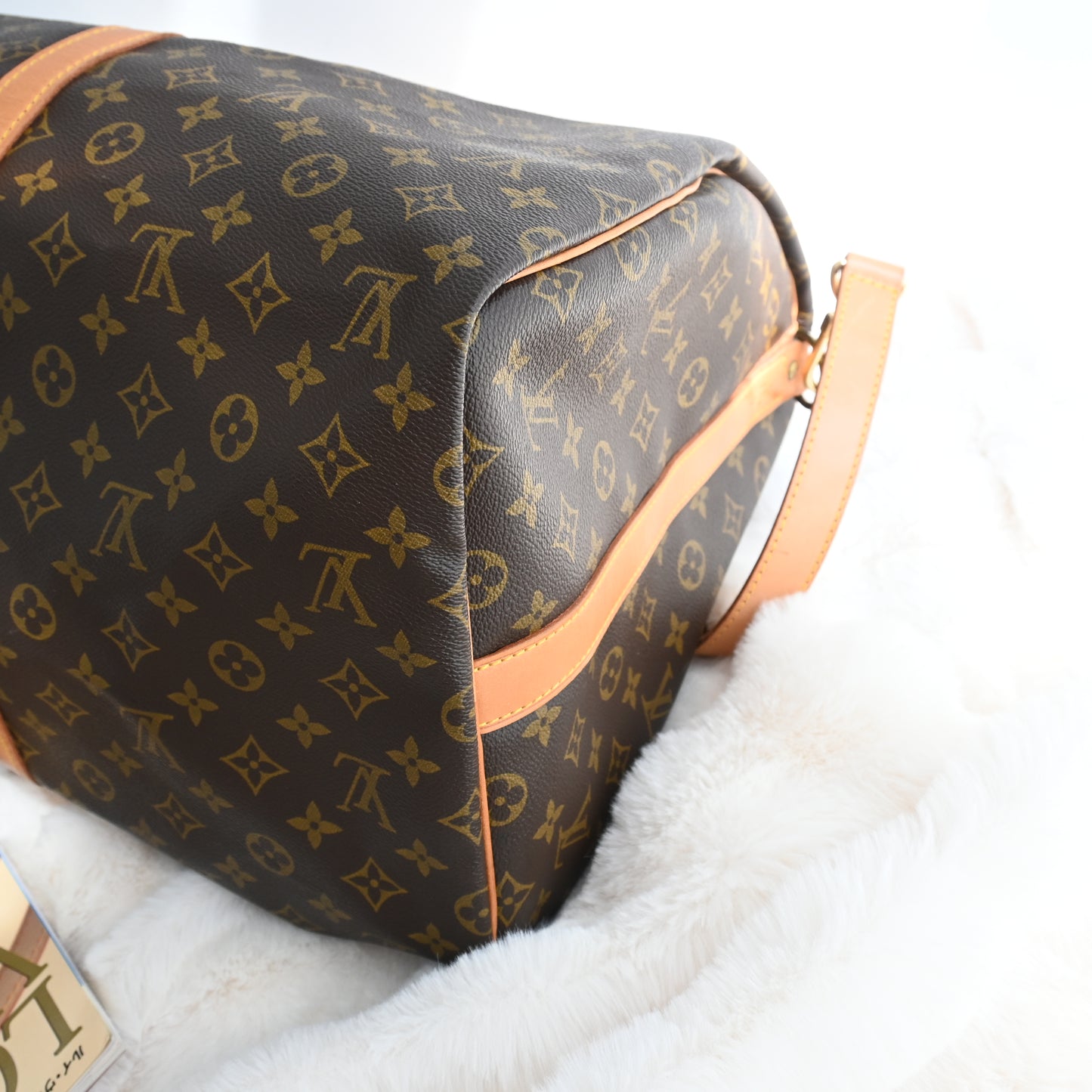Louis Vuitton Monogram Keepall 55 with strap