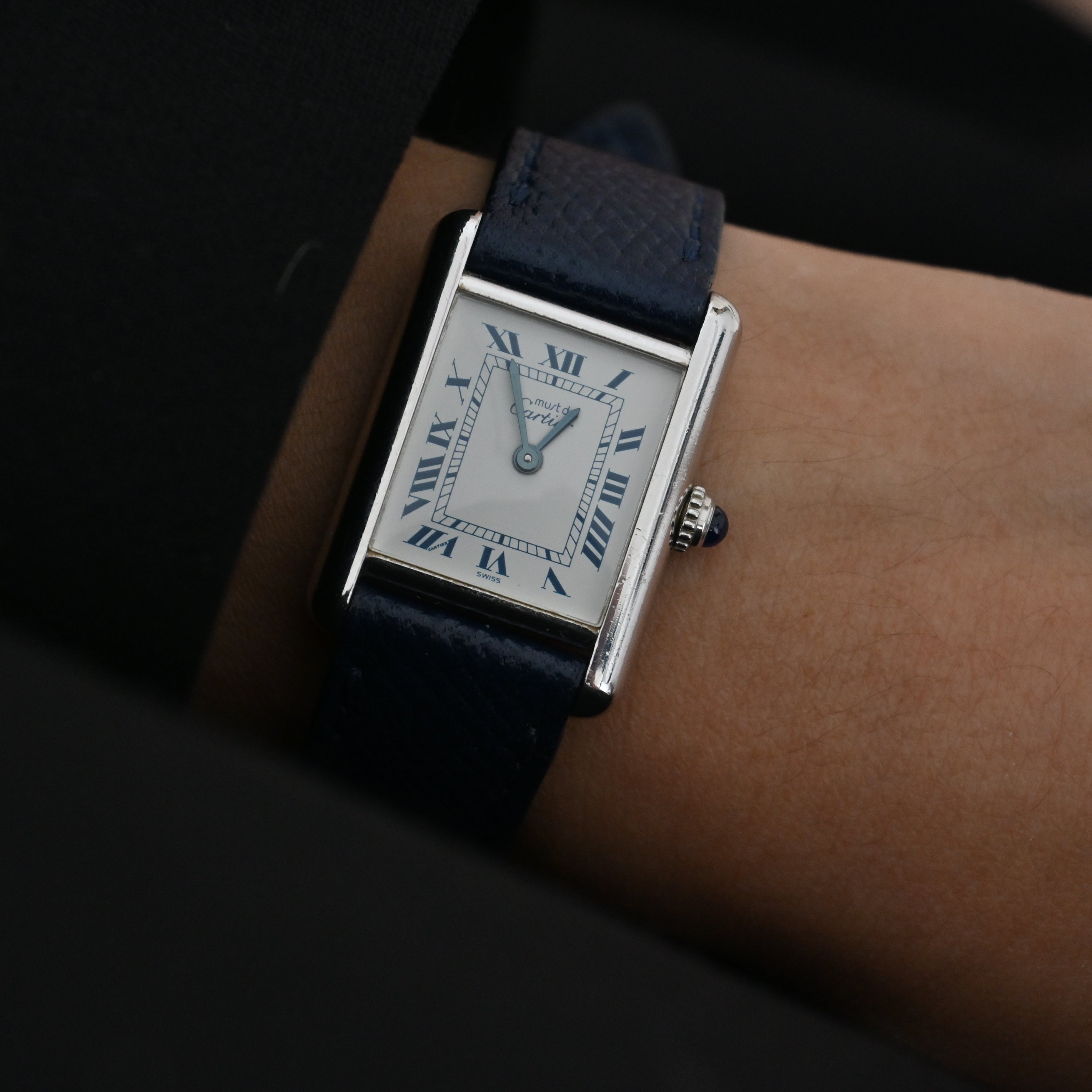 Cartier Must Tank 6057002 Silver SM - Leluxe Vintage Sdn. Bhd.