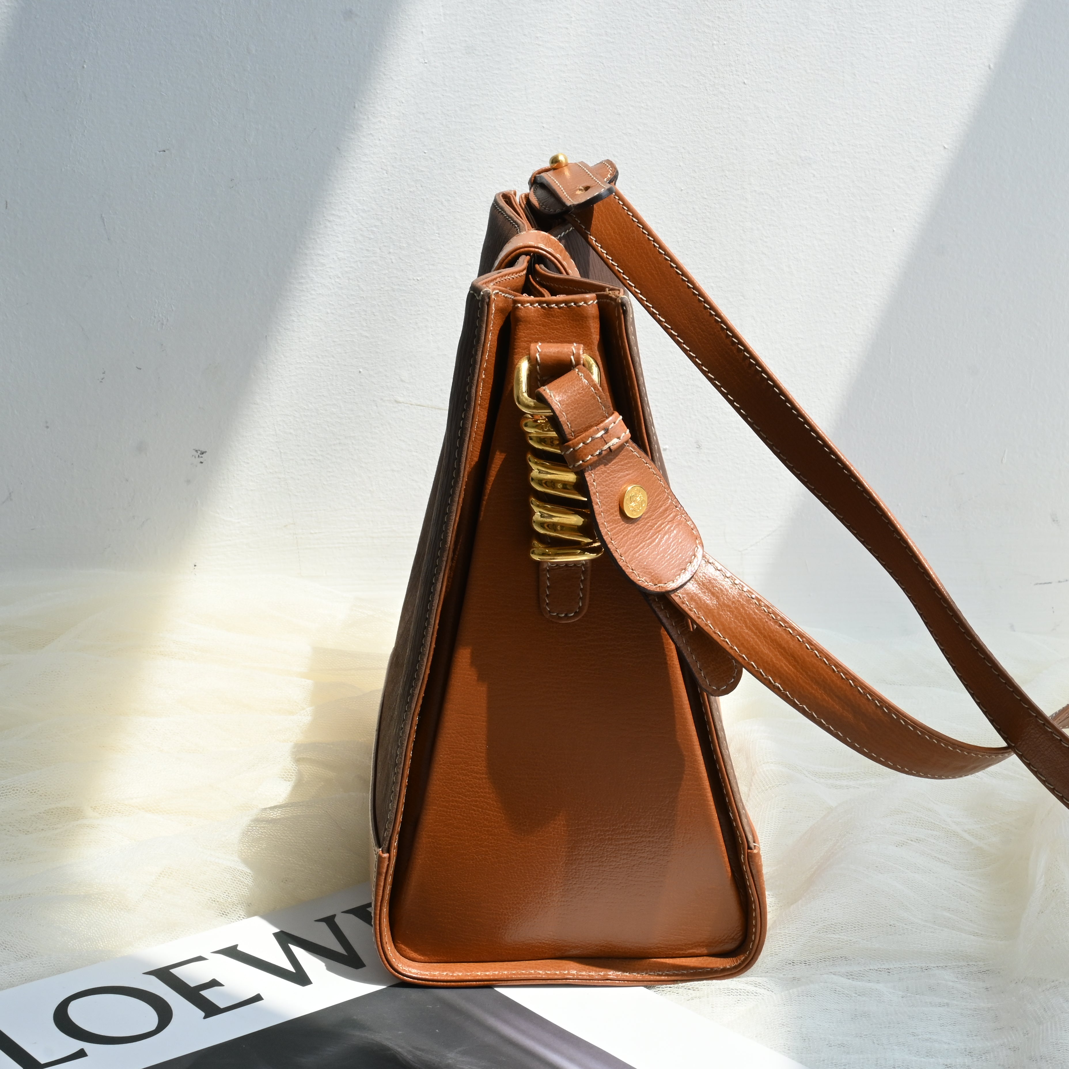 Loewe Velasquez Twist Crossbody Bag - Leluxe Vintage Sdn. Bhd.