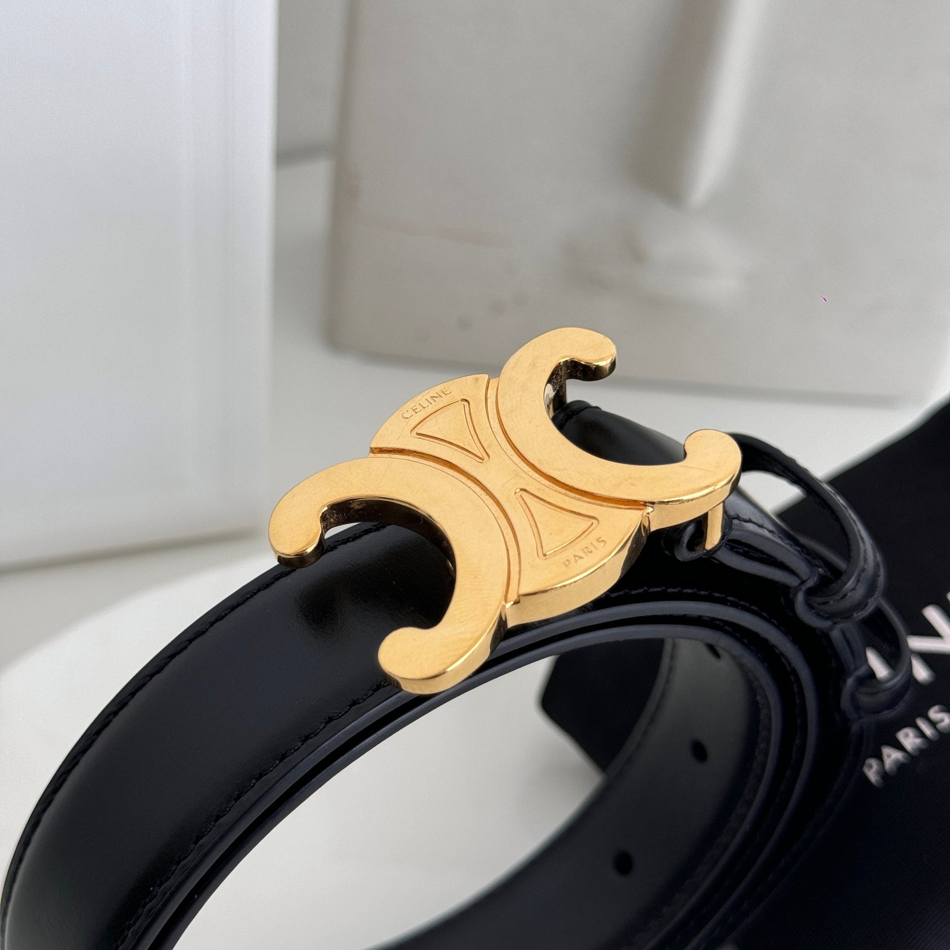 Celine Medium Triomphe Belt - Leluxe Vintage Sdn. Bhd.