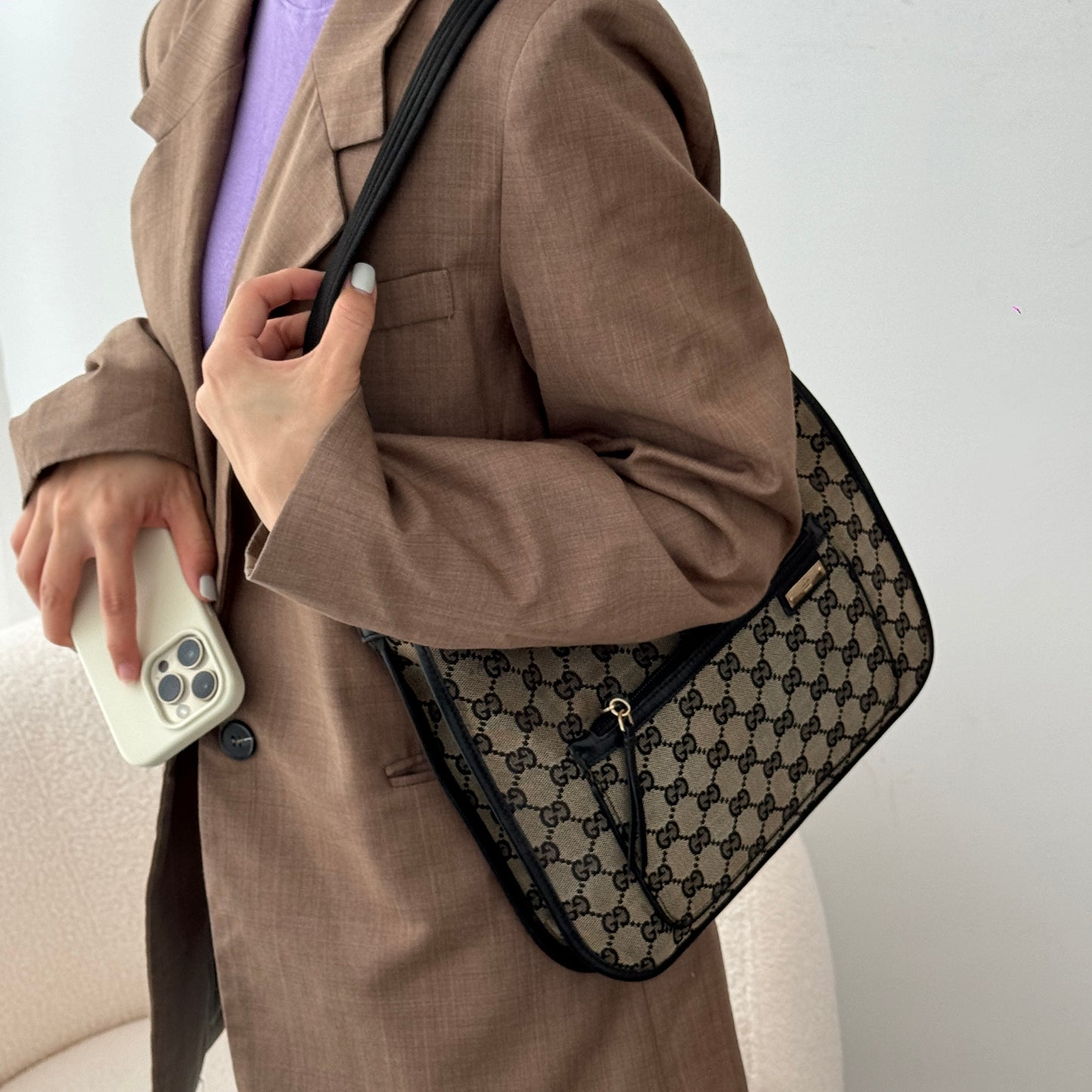 Gucci Monogram Shoulder Bag