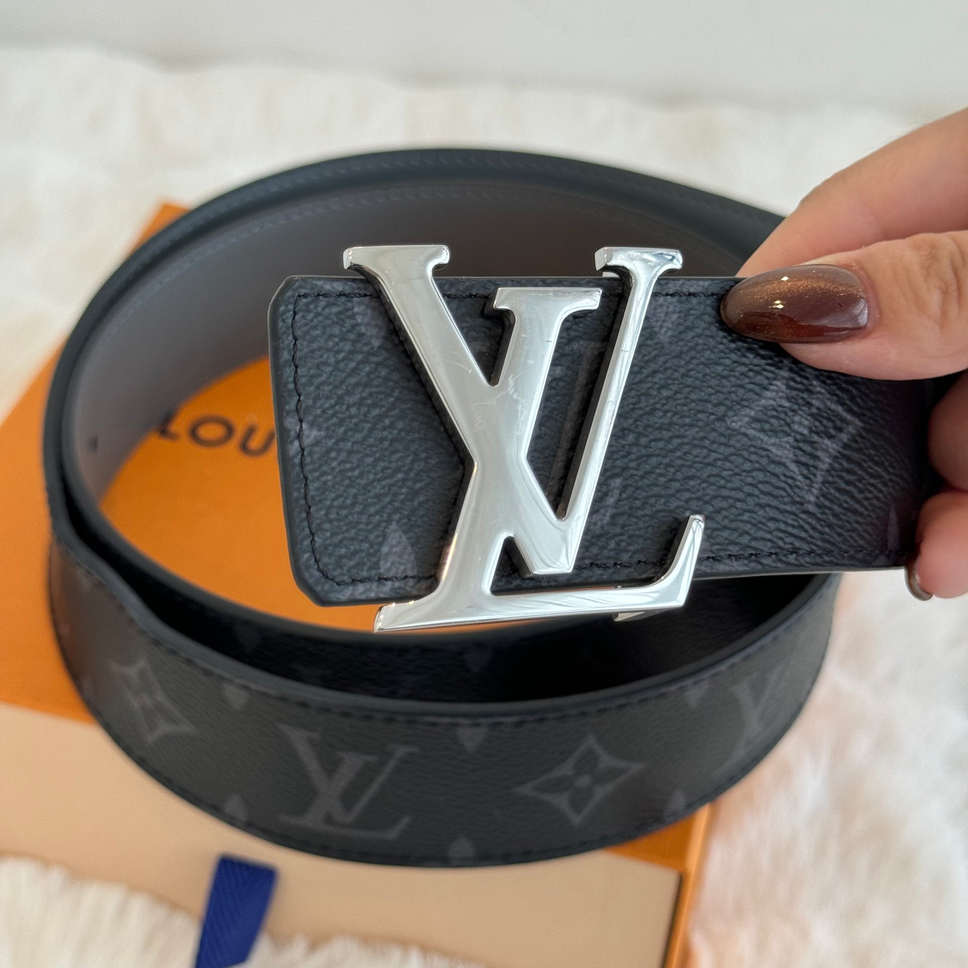 Leather Belt Lv Belt 40mm Lv Initiales Lv Belt Original Price