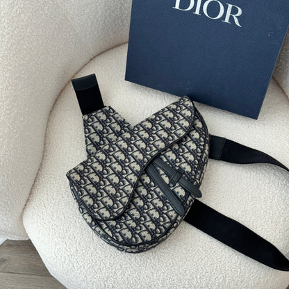 Dior Jacquard Oblique Saddle