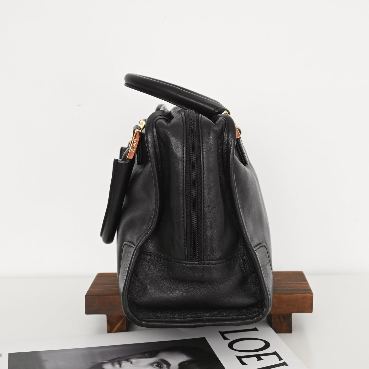 Loewe Amazona 27 Black Nappa Calfskin